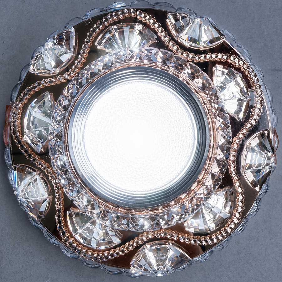 Spot LED ORBITA, 5W, Rotondo, Luce Fredda/Calda, Bronzo Antico, Spot LED in Resina e Vetro Titolo predefinito Alessandro Design