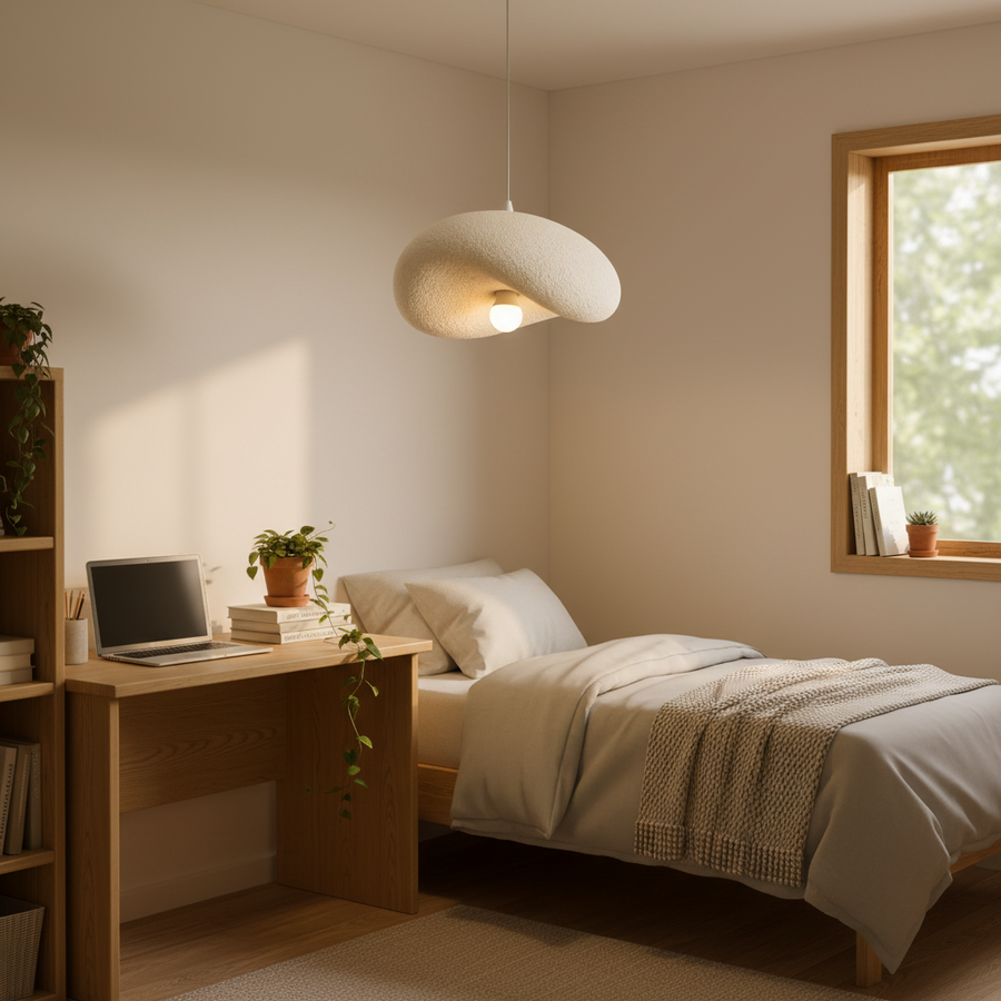 FOAMER Magno Lampadario Moderno, 59 cm, Sospeso, 1 X E27, Bianco, Metallo e Schiuma, Altezza Regolabile Lampadari Classici Titolo predefinito Alessandro Design