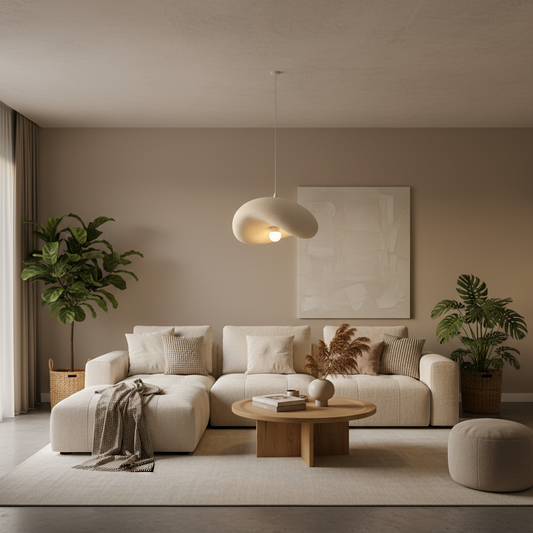 FOAMER Magno Lampadario Moderno, 59 cm, Sospeso, 1 X E27, Bianco, Metallo e Schiuma, Altezza Regolabile Lampadari Classici Titolo predefinito Alessandro Design