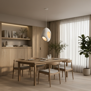 FOAMER Magno Lampadario Moderno, 57 cm, Sospesa, 1 X E27, Bianco, Metallo e Schiuma, Altezza Regolabile