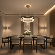 KOSMO Lampadario LED con telecomando 115W, Luce Fredda/Calda/Neutra, Dimmerabile, Lampadari LED neri con telecomando Titolo predefinito Alessandro Design