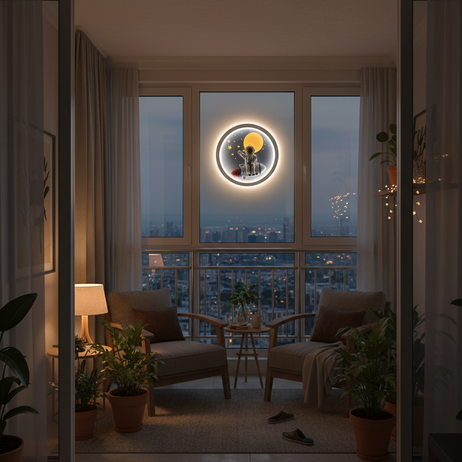 Lampada da parete COSMO LED, 44W, Luce Calda/Neutra/Fredda, Bianco Lampade da parete per interni Titolo predefinito Alessandro Design