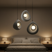 FOAMER Lampadario Moderno, 35 cm, Sospeso, 1 X E27, Grigio, Metallo e Schiuma, Altezza Regolabile Lampadari Moderni Titolo predefinito Alessandro Design