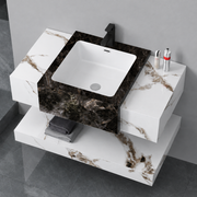 Set mobili da bagno VANTA, 80 cm, 3 pezzi, mobili da bagno bianchi Titolo predefinito Alessandro Design