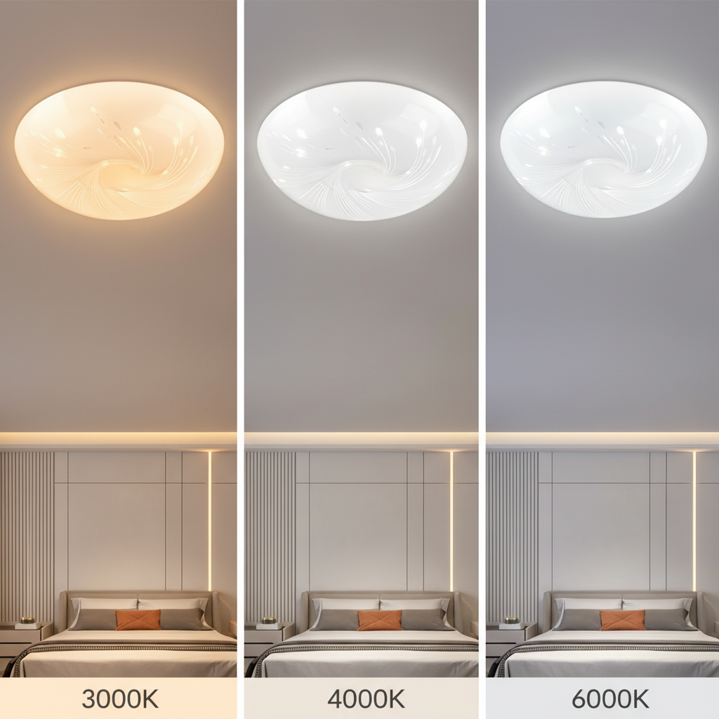 Plafoniera LED 35 cm, 31W, 3000K / 4000K / 6000K, Bianco, Metallo e Acrilico Plafoniere LED Titolo predefinito Alessandro Design