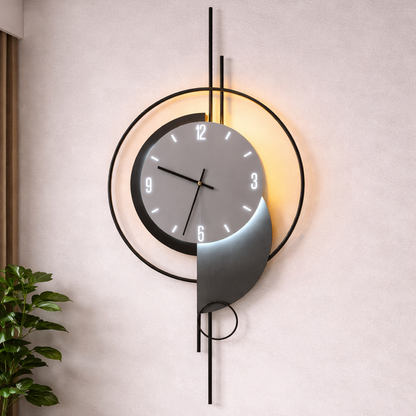 Lampada da parete decorativa a LED ARTY 80x40 cm Luce Fredda/Neutra/Calda Nero Lampade da Parete per Interni Titolo predefinito Alessandro Design