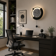 Lampada da parete decorativa a LED ARC Ø30 cm Luce Fredda/Neutra/Calda Nero Lampade da parete per interni Titolo predefinito Alessandro Design