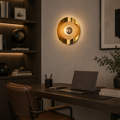 Lampada da parete decorativa a LED DOME Oro freddo/neutro/caldo Lampade da parete per interni Titolo predefinito Alessandro Design