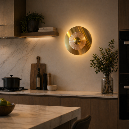 Lampada da parete decorativa a LED DOME Oro freddo/neutro/caldo Lampade da parete per interni Titolo predefinito Alessandro Design