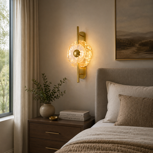 Lampada da parete decorativa a LED LUMA Oro freddo/neutro/caldo Lampade da parete per interni Titolo predefinito Alessandro Design