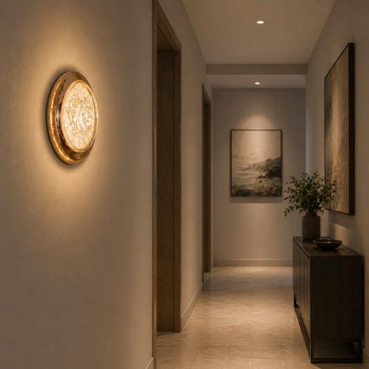 Lampada da parete decorativa a LED CELESTIA Ø20 Luce Fredda/Neutra/Calda Oro Lampade da parete per interni Titolo predefinito Alessandro Design