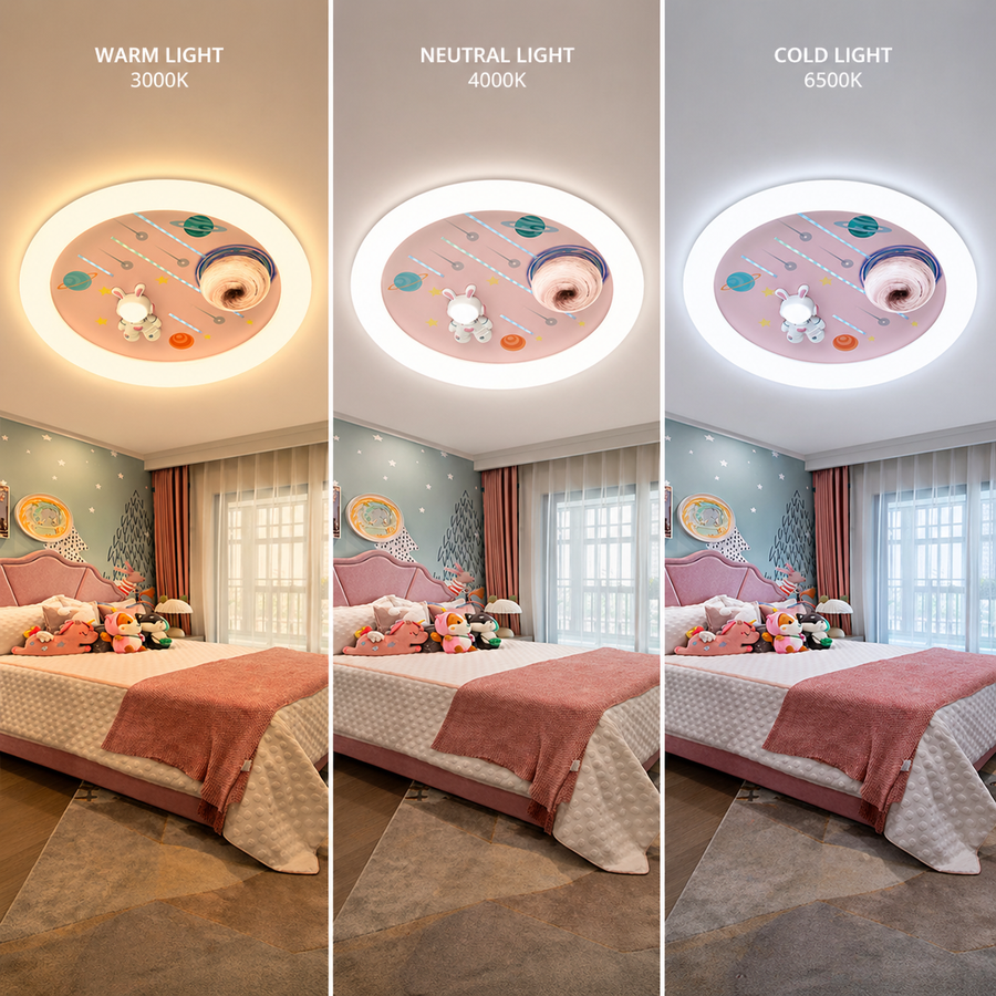 Lampadario LED CONSTELATION con telecomando 63W, Diametro 50cm, Luce Fredda/Calda/Neutra, Lampadari LED Rosa con Telecomando Titolo predefinito Alessandro Design