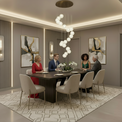 Lampadario in cristallo MILLE, 18xG9, diametro 60 cm x altezza 340 cm, cristallo e metallo, oro