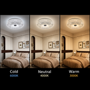 Lampadario LED RADIAN Eleganza, 38,9W, Diametro 48,5 cm, Luce Calda/Neutra/Fredda, Lampadario LED Bianco Titolo predefinito Alessandro Design