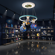 Lampadario LED ASTRONAUT 35W, 3xE27, Luce Fredda/Calda/Neutra, Bianco Lampadari per bambini Titolo predefinito Alessandro Design