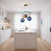 Lampadario LED ASTRONAUT 35W, 3xE27, Luce Fredda/Calda/Neutra, Bianco Lampadari per bambini Titolo predefinito Alessandro Design