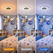 Lampadario LED ASTRONAUT 35W, 3xE27, Luce Fredda/Calda/Neutra, Bianco Lampadari per bambini Titolo predefinito Alessandro Design