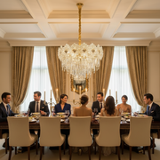 Lampadario in Cristallo FLEUR Eleganza 9xE14, Diametro 50cm, Altezza 40cm, Oro Lucido, Altezza Regolabile, Design Elegante Lampadario in Cristallo Titolo predefinito Alessandro Design