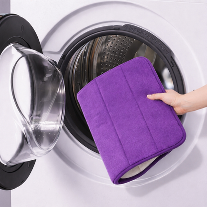 Tappetino da bagno, 50x80 cm, viola, antiscivolo, assorbente Tappetini da bagno Titolo predefinito Alessandro Design
