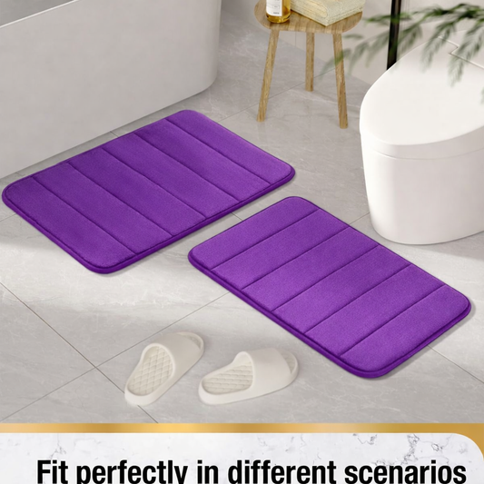 Tappetino da bagno, 50x80 cm, viola, antiscivolo, assorbente Tappetini da bagno Titolo predefinito Alessandro Design