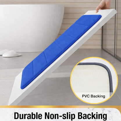 Tappeto Bagno, 50x80 cm, Blu, Antiscivolo, Assorbente Tappetini Bagno Titolo predefinito Alessandro Design
