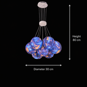 Lampadario per bambini PLANETE, 7xE27, D30 cm, Metallo, Multicolor Lampadari per bambini Titolo predefinito Alessandro Design