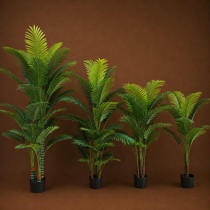 Pianta artificiale tipo banana Musa, 100 cm, verde
