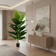 Pianta artificiale tipo banana Musa, 150 cm, verde