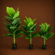 Pianta artificiale tipo banana Musa, 150 cm, verde