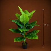 Pianta artificiale tipo banana Musa, 130 cm, verde