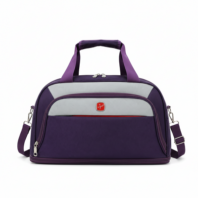 Borsa da viaggio espandibile KHIVA, 40x20x25 cm, Oxford, viola