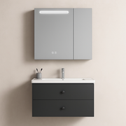 Mobile Bagno, Mobile Con Specchio LED T1160/80 Mobile Specchi Grigio Titolo predefinito Alessandro Design