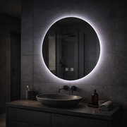Specchio rotondo a LED, 70 cm, Isolda, Touch, Sistema Demister Specchi Korman E Titolo predefinito Alessandro Design