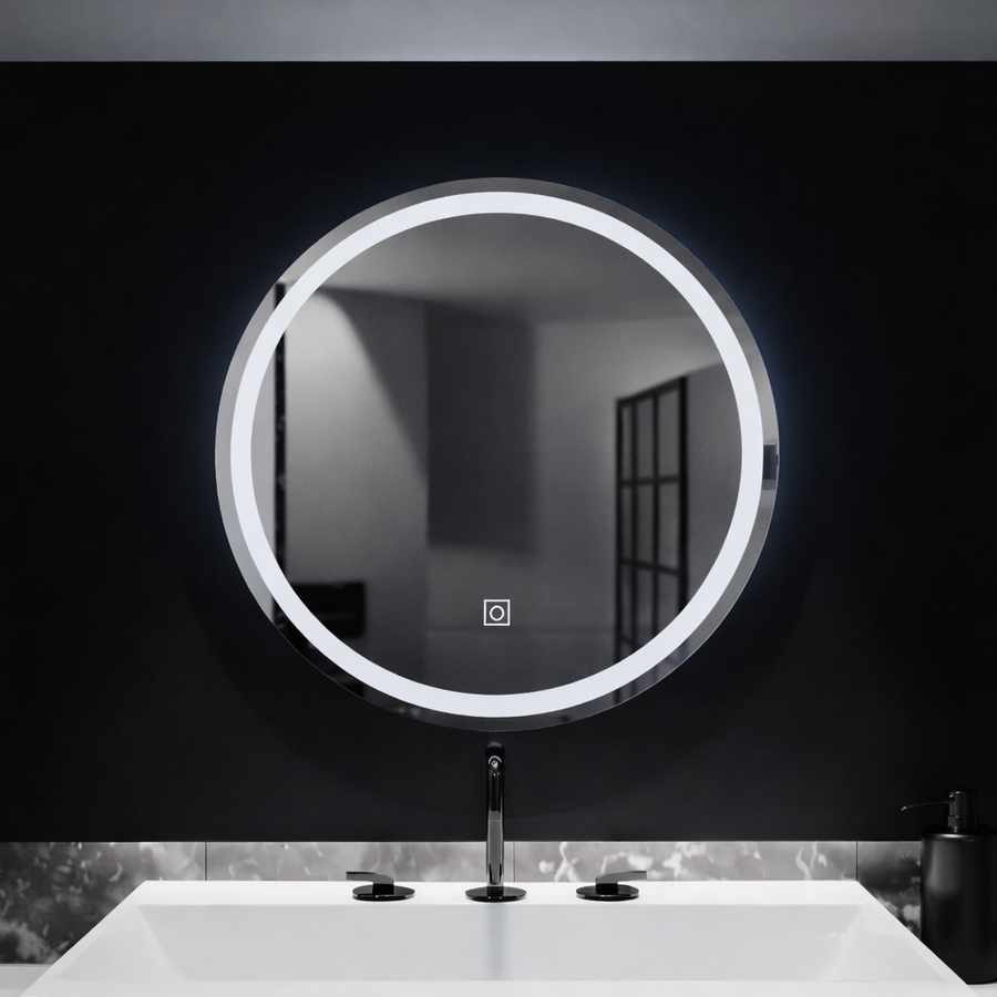 Specchio rotondo a LED, 50 cm, Basic Touch Specchi Korman C Titolo predefinito Alessandro Design