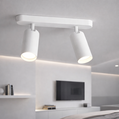Joom Lampadario con Proiettore Lineare 2XGU10 Lampadario LED Bianco Titolo predefinito Alessandro Design
