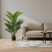 Pianta artificiale tipo palma Areca, 15 foglie, 150 cm, verde