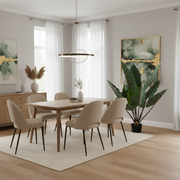 Pianta artificiale di alocasia a foglie larghe, 120 cm, verde