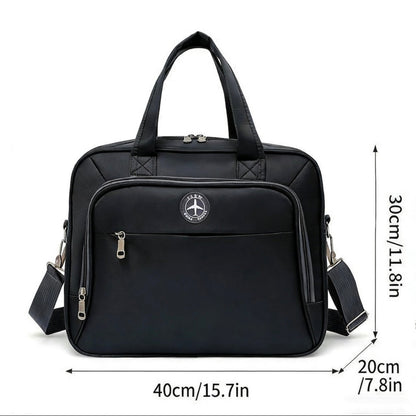 Borsa business per laptop ASTANA, 40x20x30cm, Oxford, Nero