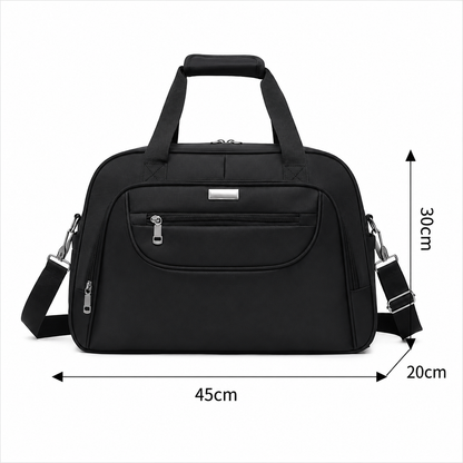 Borsa da viaggio AKTAU, 45x20x30 cm, Oxford, nero