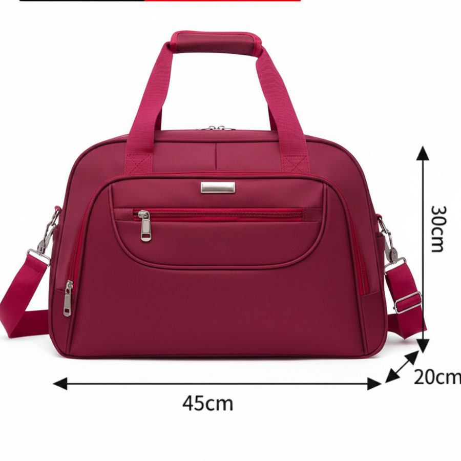 Borsa da viaggio AKTAU, 45x20x30 cm, Oxford, rosso