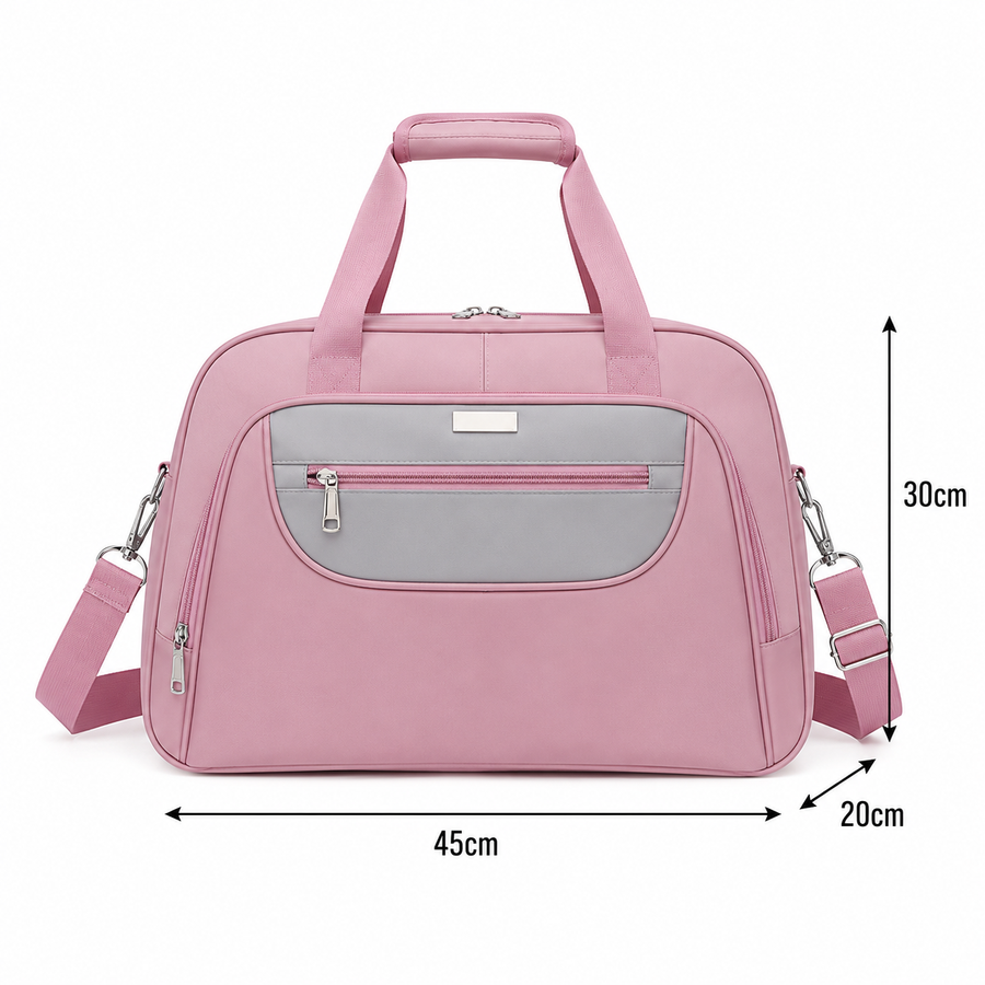 Borsa da viaggio AKTAU, 45x20x30 cm, Oxford, rosa