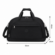 Borsa da viaggio ATYRAU, 50x23x40 cm, Oxford, nero