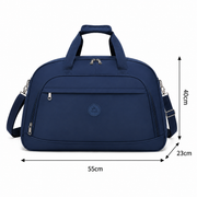 Borsa da viaggio ATYRAU, 50x23x40 cm, Oxford, blu