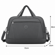 Borsa da viaggio ATYRAU, 50x23x40 cm, Oxford, grigio