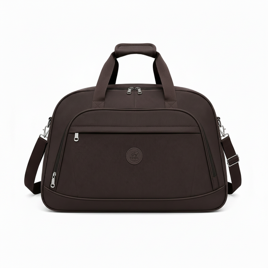 Borsa da viaggio ATYRAU, 50x23x40 cm, Oxford, marrone