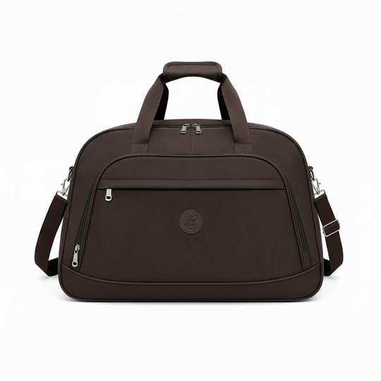 Borsa da viaggio ATYRAU, 50x23x40 cm, Oxford, marrone