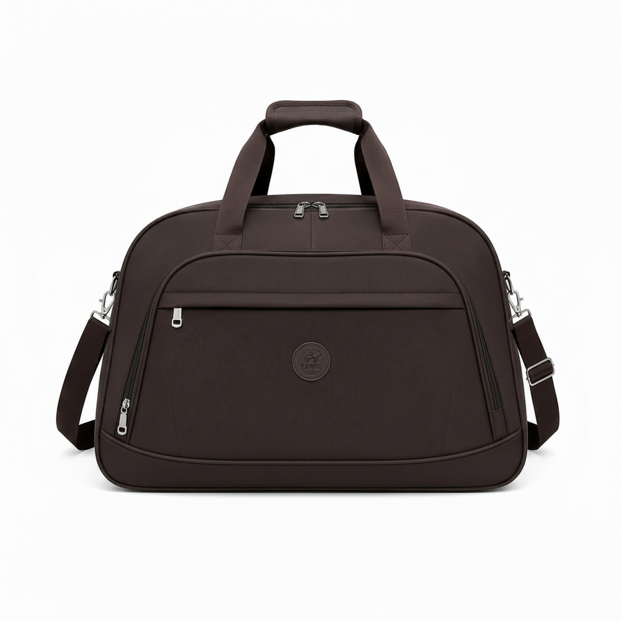 Borsa da viaggio ATYRAU, 50x23x40 cm, Oxford, marrone