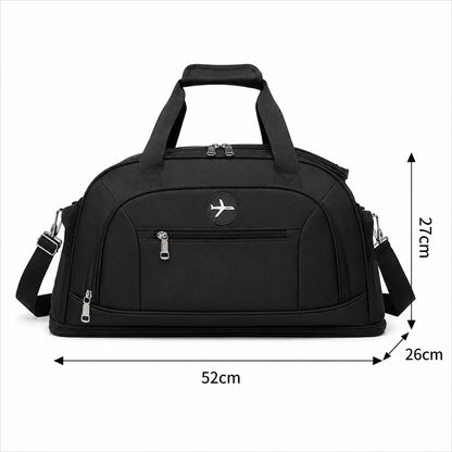 Borsa da viaggio KARAGANDA, 54x26x27 cm, Oxford, nero