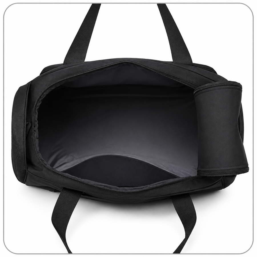 Borsa da viaggio KARAGANDA, 54x26x27 cm, Oxford, nero