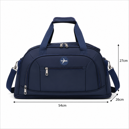 Borsa da viaggio KARAGANDA, 54x26x27 cm, Oxford, blu